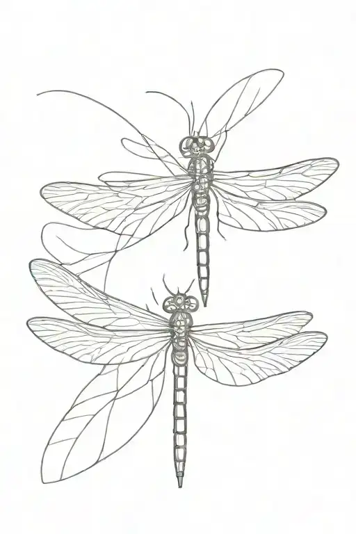 dragonfly tattoo design idea