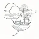 cruise tattoo design idea