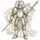 full armor of god tattoo design idea
