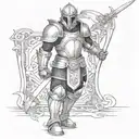 full armor of god tattoo design idea