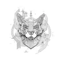  Armenia collared red blue orange  tattoo design idea