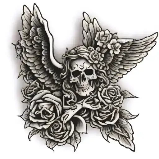 religious abuse survivor power strength tattoo design idea