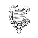 cinema clapperboard tattoo design idea