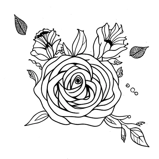 alone tattoo design idea