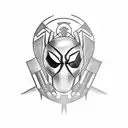 deadpool tattoo design idea