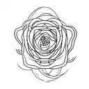 alone tattoo design idea