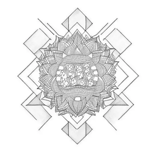 Pineapple tattoo design idea