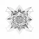 Pineapple tattoo design idea