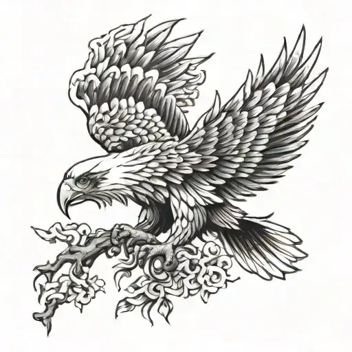 Japanese tattoo for eagle  tattoo design idea