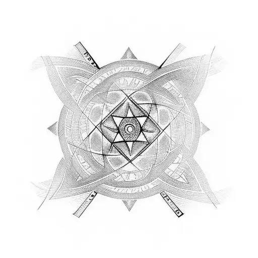 math equations in a spiral tattoo design idea