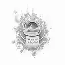 Breathe In, Breathe Out, Move On tattoo design idea