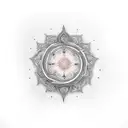 shani mantra tattoo design idea