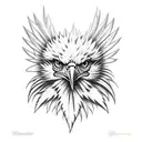 eagle feather tattoo design idea