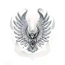 Winged Goddess Nike tattoo design idea