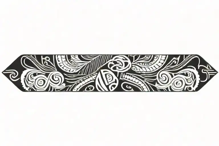 samoan tribal tattoo design idea