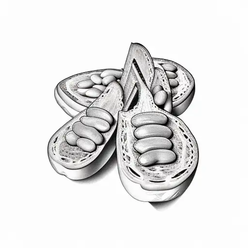 beans on toast tattoo design idea