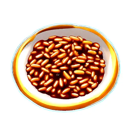 traditional english baked beans on toast in colour tattoo design idea