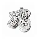 beans on toast tattoo design idea