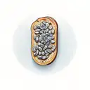 beans on toast tattoo design idea