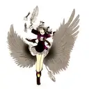 Feather tattoo design idea