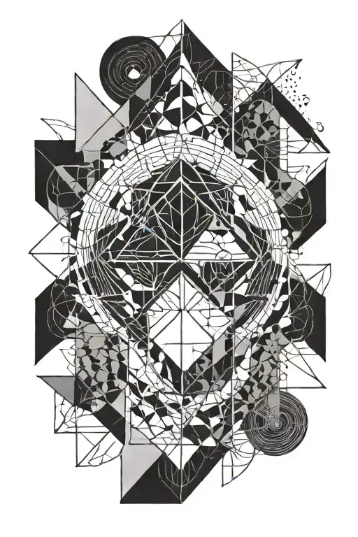 perception is everything Balance tattoo design idea