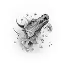 Evil Eye tattoo design idea