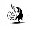 wizard tattoo design idea