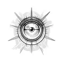 Eye of Sauron tattoo design idea