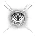 Eye of Sauron tattoo design idea