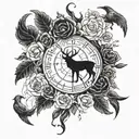 Incorporate elements from Bloodborne such as the Hunter's Mark or a boss symbol and put a simplified sun. Add some roses tattoo design idea