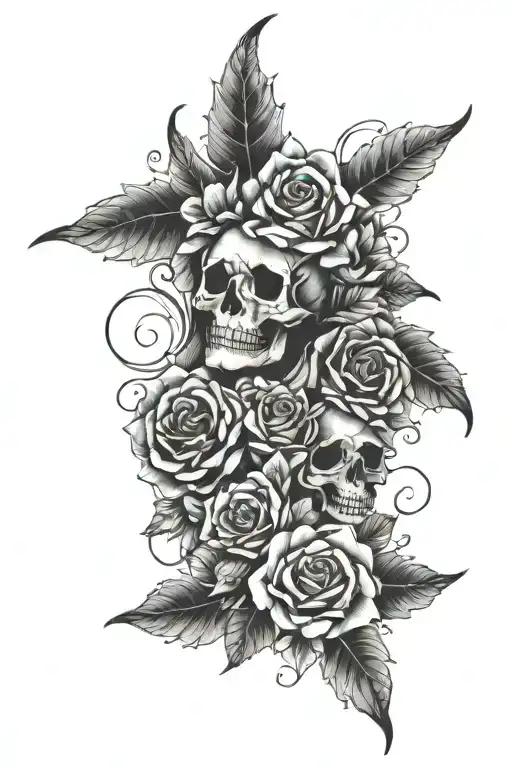 "shivers" tattoo design idea