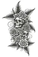 "shivers" tattoo design idea