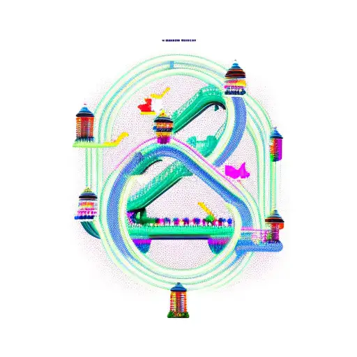 Roller-coaster  tattoo design idea