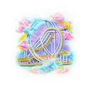 Roller-coaster  tattoo design idea