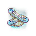 Roller-coaster  tattoo design idea