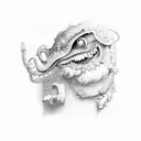 Roller-coaster  tattoo design idea