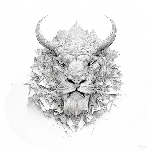 strength and thought  tattoo design idea