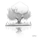 the work Willow in flowy writing with a willow branch underlining it. and the date 7.29.2021 under the willow branch tattoo design idea