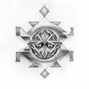 runic tattoo design idea