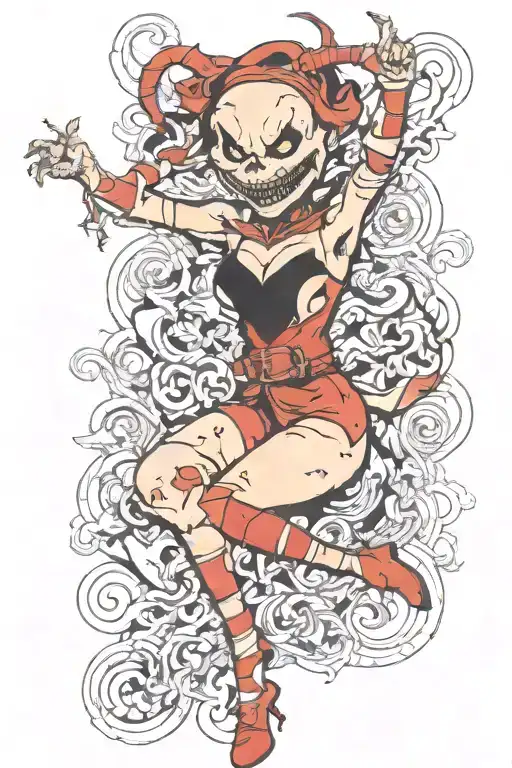 Oogie Boogie tattoo design idea