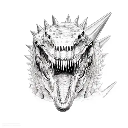 egypt suchus 3\4 with weapon tattoo design idea