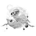 moon Kodama  tattoo design idea