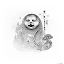 moon Kodama  tattoo design idea