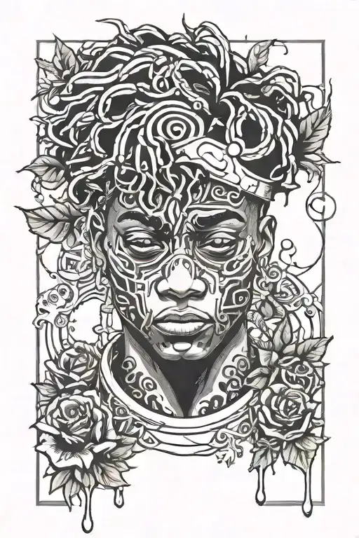 999 juice wrld tattoo design idea