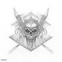 sumerian hippi  tattoo design idea