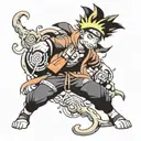 Cursed Mark Naruto related tatto tattoo design idea