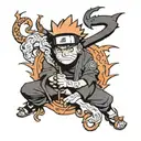 Cursed Mark Naruto related tatto tattoo design idea