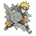 Cursed Mark Naruto related tatto tattoo design idea