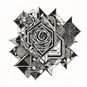 number #9 tattoo design idea