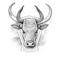 longhorn tattoo design idea